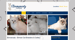 Desktop Screenshot of birmancatz.com